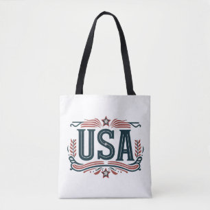 Patriottisch, USA Tote Bag