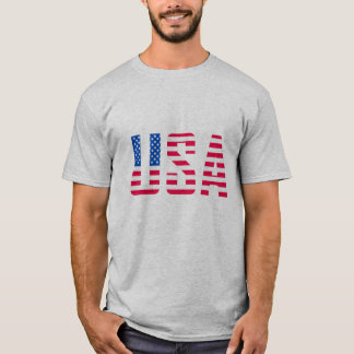 Patriottisch USA vlag T-shirt ontwerp.