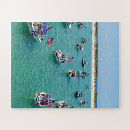 Patriottisch vaarthema legpuzzel (Horizontaal)