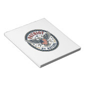 Patriottisch van nature Patriottisch Dapper Patrio Notitieblok (Schuin)