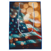 Patriottisch Verjaardag Briefkaart Medium Cadeauzakje (Achterkant)