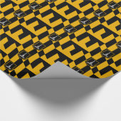 Patriottisch verpakkingspapier met vlag van Baltim Cadeaupapier (Hoek)