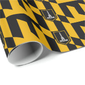 Patriottisch verpakkingspapier met vlag van Baltim Cadeaupapier (Rol Hoek)