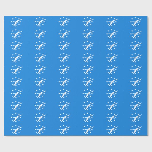 Patriottisch verpakkingspapier Vlag van Corpus Chr Cadeaupapier (Vlak)