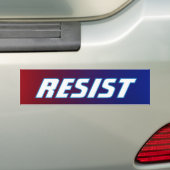 Patriottisch verzet tegen politiek bumpersticker (Op auto)