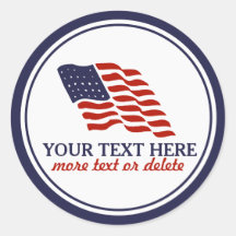 Patriottisch Vierde juli Amerikaanse Vlag Aangepas