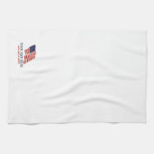 Patriottisch Vierde juli Amerikaanse Vlag Aangepas Theedoek (Horizontaal)