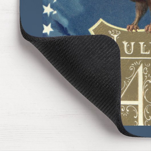  Patriottisch Vierde juli, Eagle met sterren Muismat (Hoek)