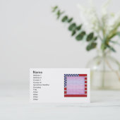 Patriottisch Visitekaartje (Staand voorkant)