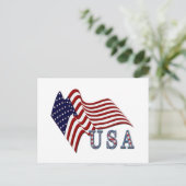 Patriottisch Vlag Briefkaart (Staand voorkant)