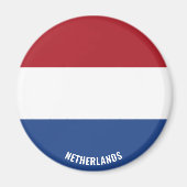 Patriottisch Vlag charmerend Magneet (Voorkant)