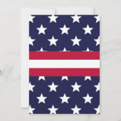 Patriottisch, Vlag Dag, Zomer Partij, Uitnodiging (Achterkant)