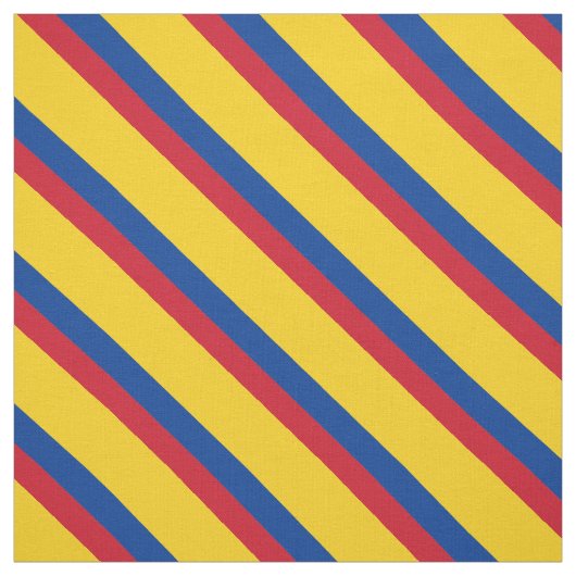 Patriottisch: Vlag van Colombia Stof (Swatch)
