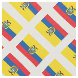 Patriottisch: Vlag van Ecuador Stof