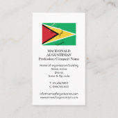 patriottisch | VLAG VAN GUYANA | Foto Visitekaartj Visitekaartje (Voorkant)