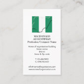 patriottisch | VLAG VAN NIGERIA | Foto Visitekaart Visitekaartje (Voorkant)