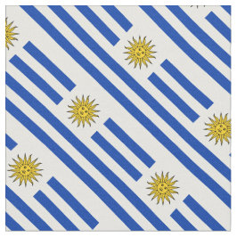 Patriottisch: Vlag van Uruguay Stof