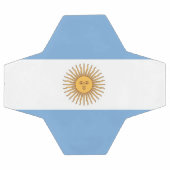 Patriottisch Voetbal met Argentijnse vlag (Enkel)