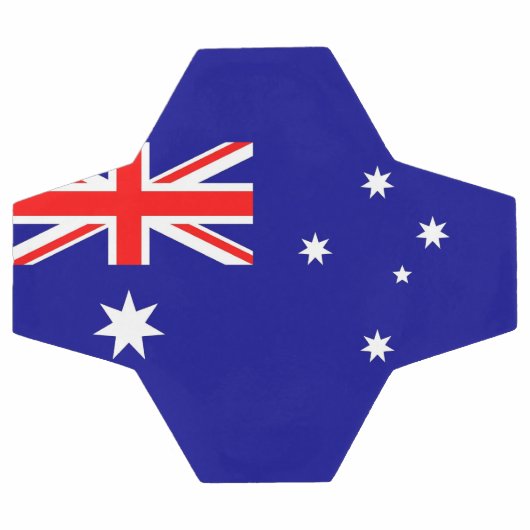 Patriottisch Voetbal met Australische vlag (Enkel)