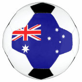 Patriottisch Voetbal met Australische vlag (Voorkant)