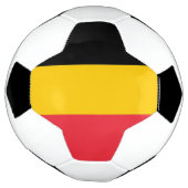 Patriottisch Voetbal met Belgische vlag (Gedraaid)