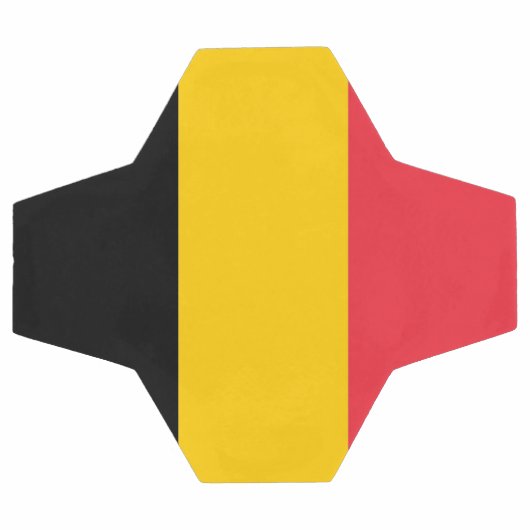 Patriottisch Voetbal met Belgische vlag (Enkel)