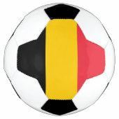 Patriottisch Voetbal met Belgische vlag (Voorkant)