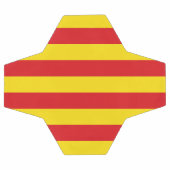 Patriottisch Voetbal met Catalaanse vlag (Enkel)