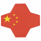 Patriottisch Voetbal met Chinese vlag (Enkel)