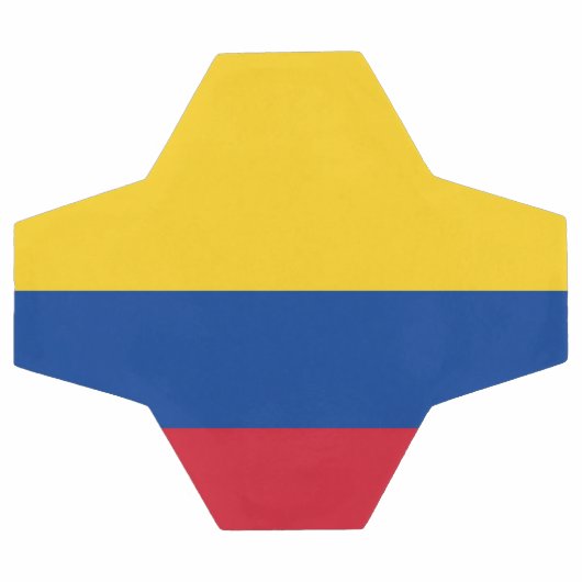 Patriottisch Voetbal met Colombiaanse vlag (Enkel)