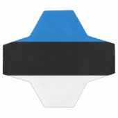 Patriottisch Voetbal met de vlag van Estland (Enkel)