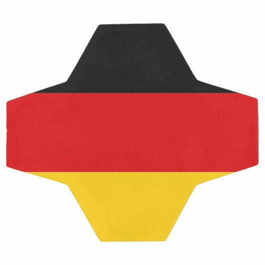 Patriottisch Voetbal met Duitse vlag (Enkel)