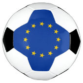Patriottisch Voetbal met EU-vlag (Gedraaid)