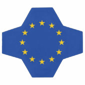 Patriottisch Voetbal met EU-vlag (Enkel)