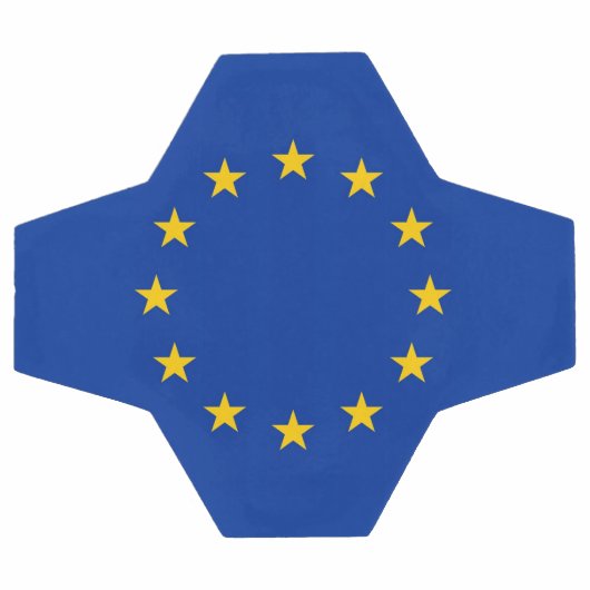 Patriottisch Voetbal met EU-vlag (Enkel)