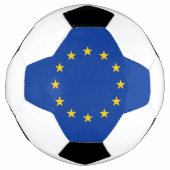 Patriottisch Voetbal met EU-vlag (Voorkant)