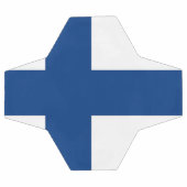 Patriottisch Voetbal met Finse vlag (Enkel)