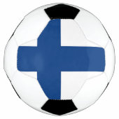 Patriottisch Voetbal met Finse vlag (Voorkant)