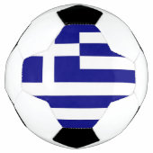Patriottisch Voetbal met Griekse vlag (Voorkant)