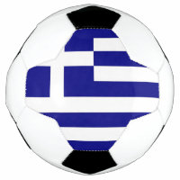 Patriottisch Voetbal met Griekse vlag