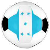 Patriottisch Voetbal met Hondurese vlag (Gedraaid)