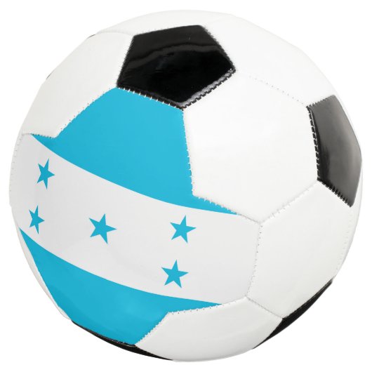 Patriottisch Voetbal met Hondurese vlag (Drie kwart)