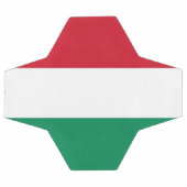 Patriottisch Voetbal met Hongaarse vlag (Enkel)