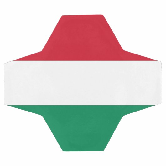 Patriottisch Voetbal met Hongaarse vlag (Enkel)