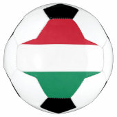 Patriottisch Voetbal met Hongaarse vlag (Voorkant)