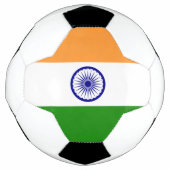 Patriottisch Voetbal met Indiase vlag (Voorkant)