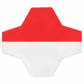 Patriottisch Voetbal met Indonesische vlag (Enkel)