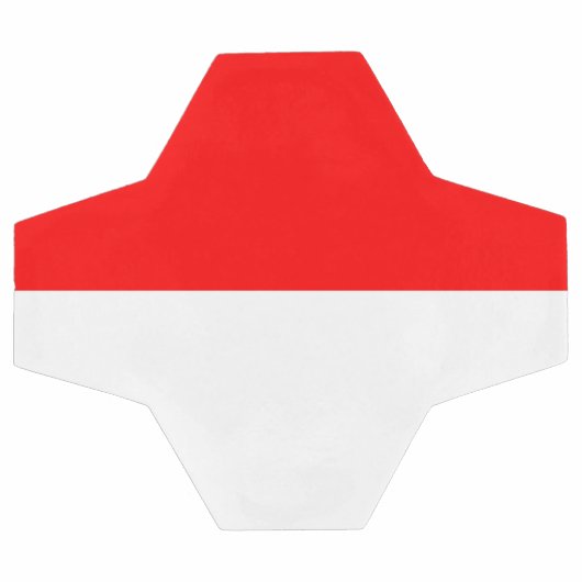 Patriottisch Voetbal met Indonesische vlag (Enkel)