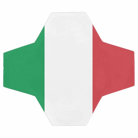 Patriottisch Voetbal met Italiaanse vlag (Enkel)