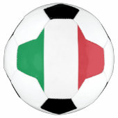 Patriottisch Voetbal met Italiaanse vlag (Voorkant)